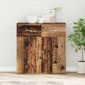 Sideboard mit Schubladen Altholz 78 x 38 x 80 cm Holzwerkstoff