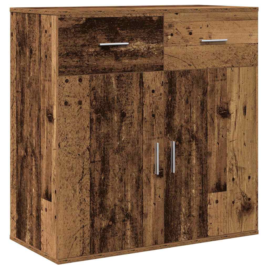 Sideboard mit Schubladen Altholz 78 x 38 x 80 cm Holzwerkstoff