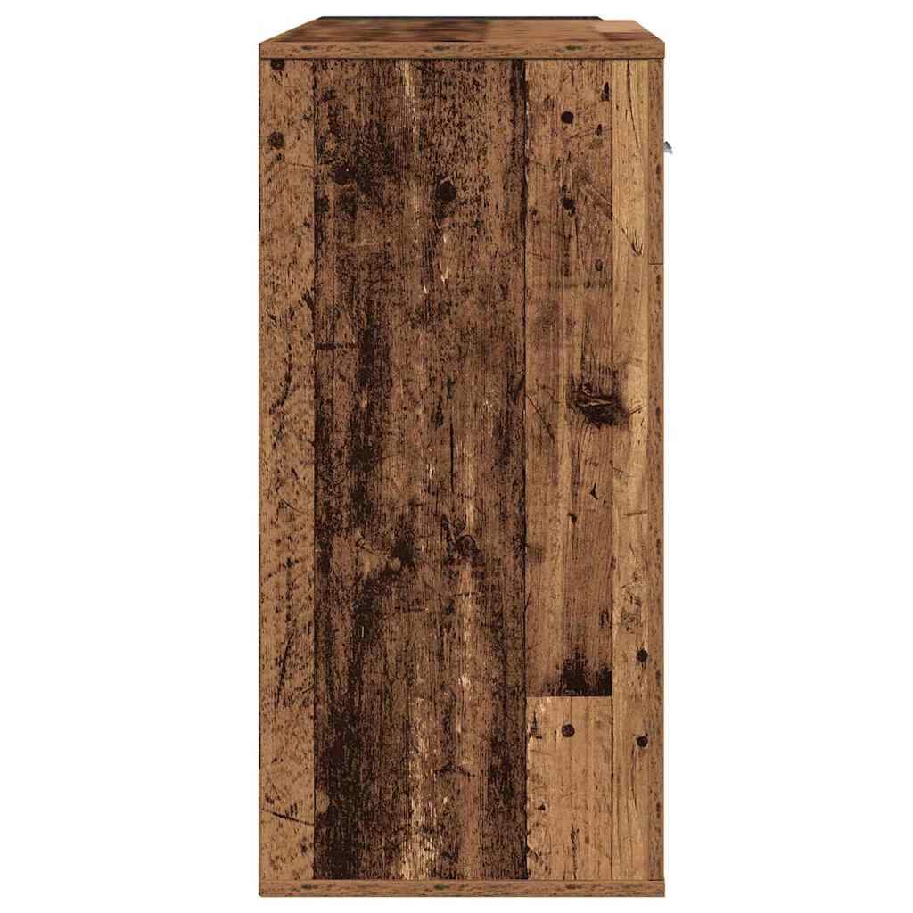 Sideboard mit Schubladen Altholz 78 x 38 x 80 cm Holzwerkstoff