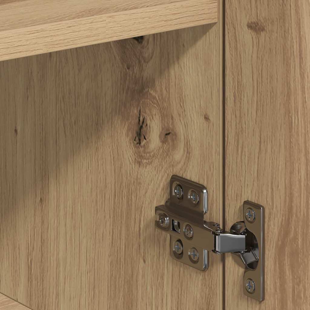 Sideboard Artisan-Eiche 78 x 38 x 80 cm Holzwerkstoff