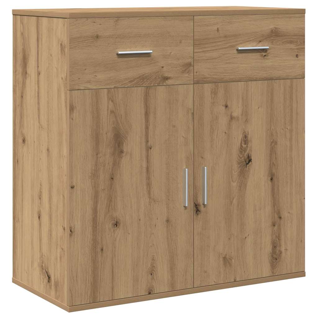 Sideboard Artisan-Eiche 78 x 38 x 80 cm Holzwerkstoff