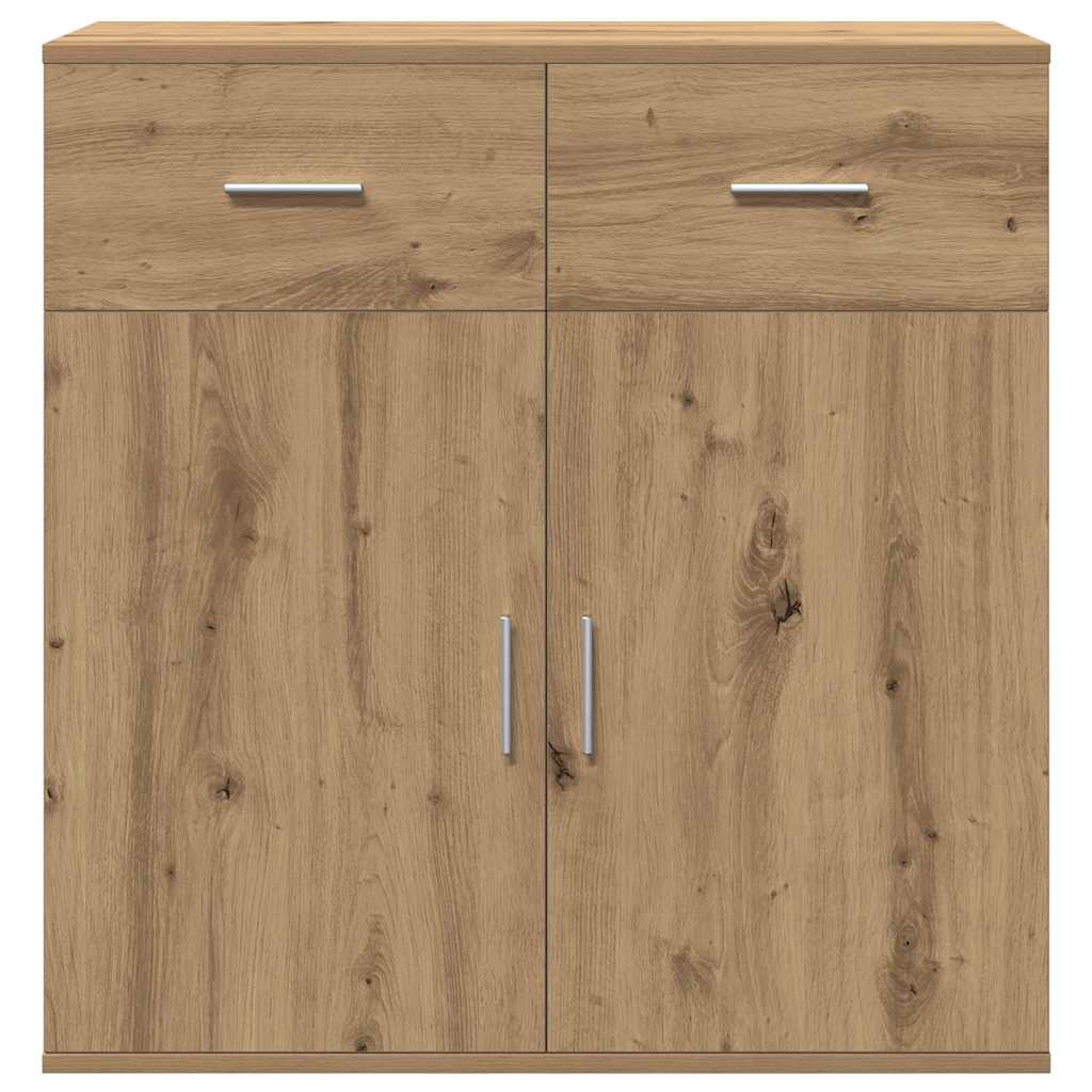 Sideboard Artisan-Eiche 78 x 38 x 80 cm Holzwerkstoff