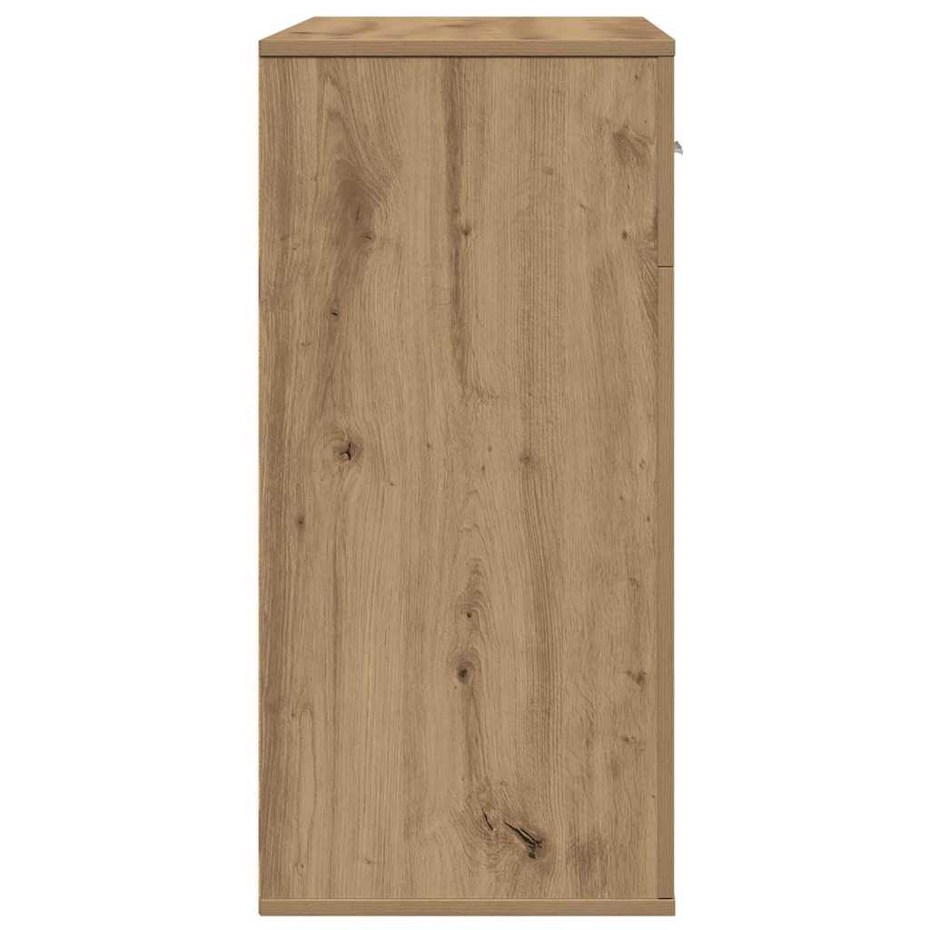 Sideboard Artisan-Eiche 78 x 38 x 80 cm Holzwerkstoff