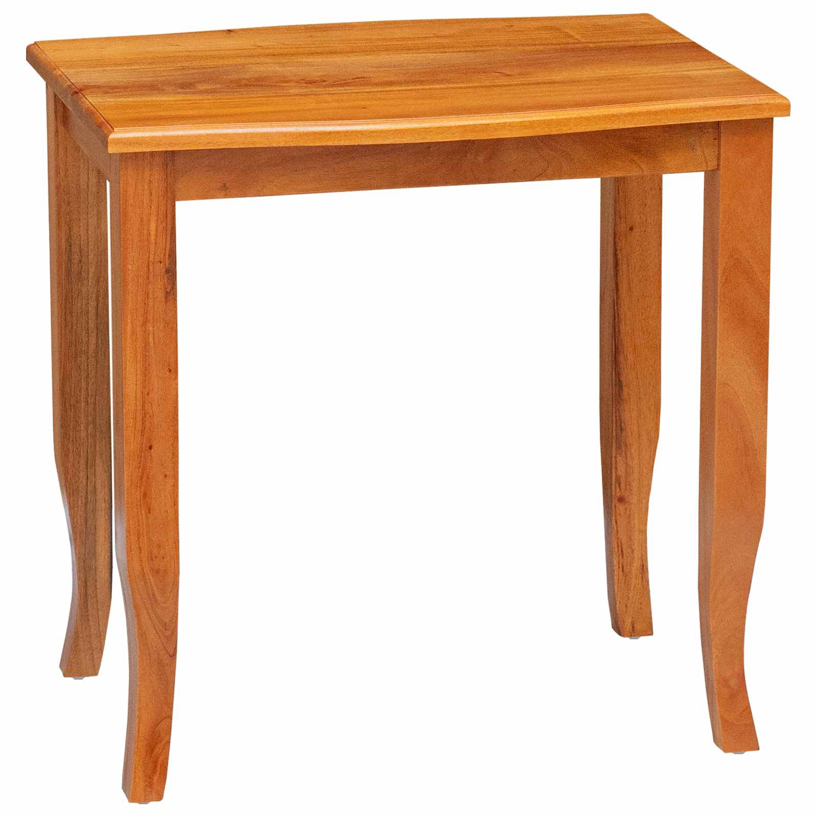 Nestende Beistelltische 3 pcs Natur Massives Mahagoni Holz