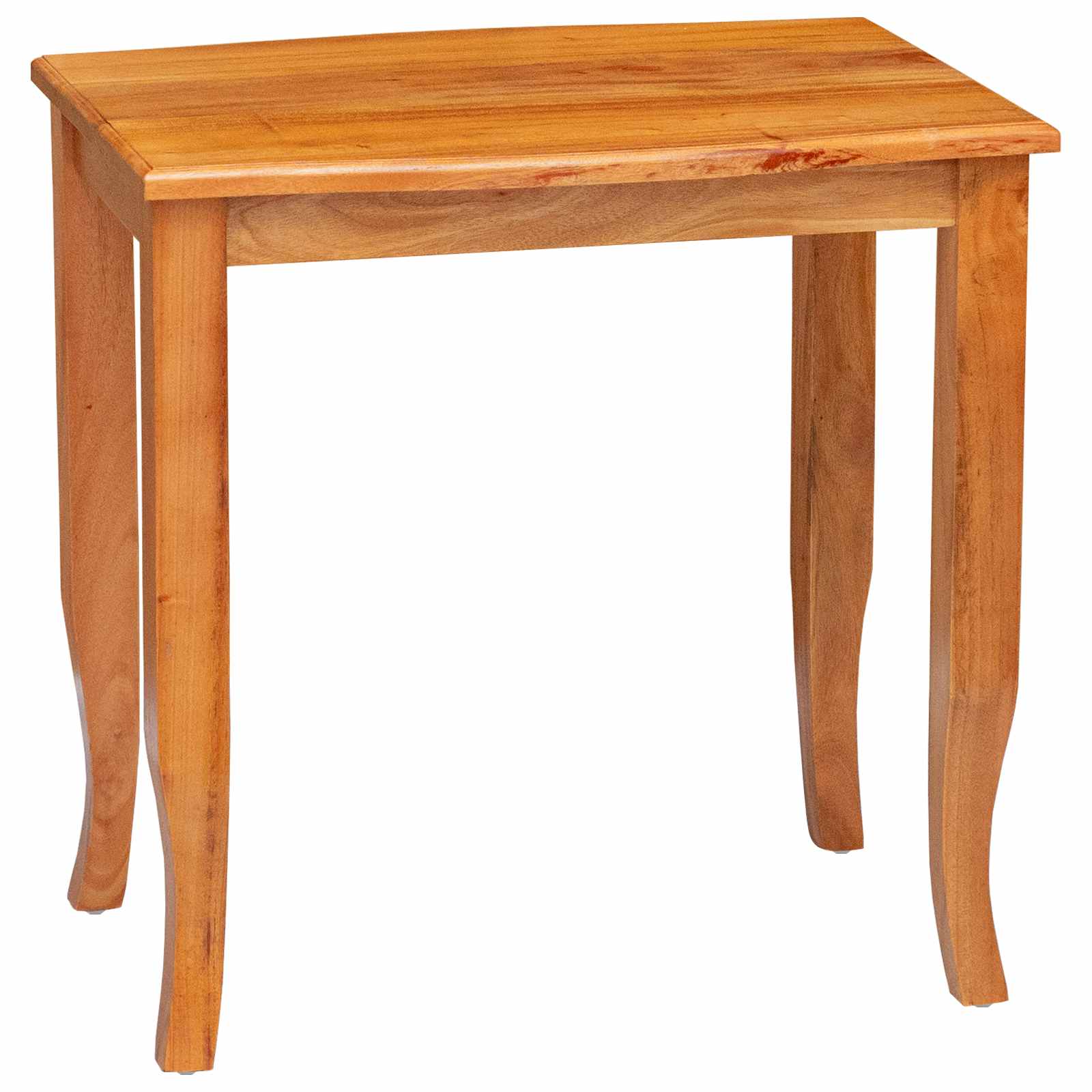 Nestende Beistelltische 3 pcs Natur Massives Mahagoni Holz