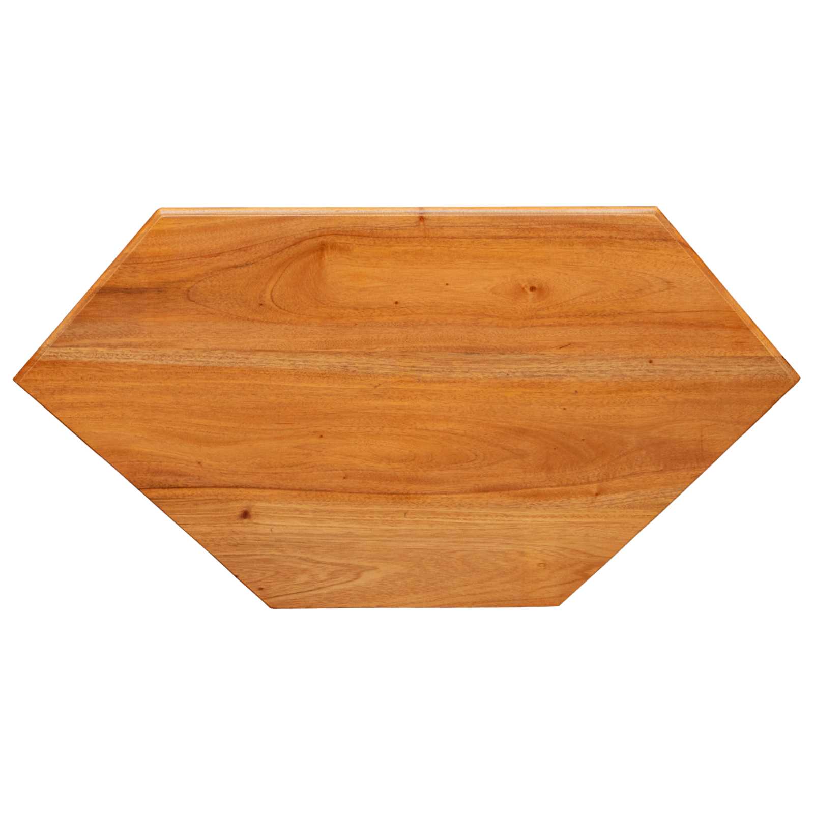 EckTVSchrank Natur 79 x 40 x 46 cm Massives Mahagoni Holz