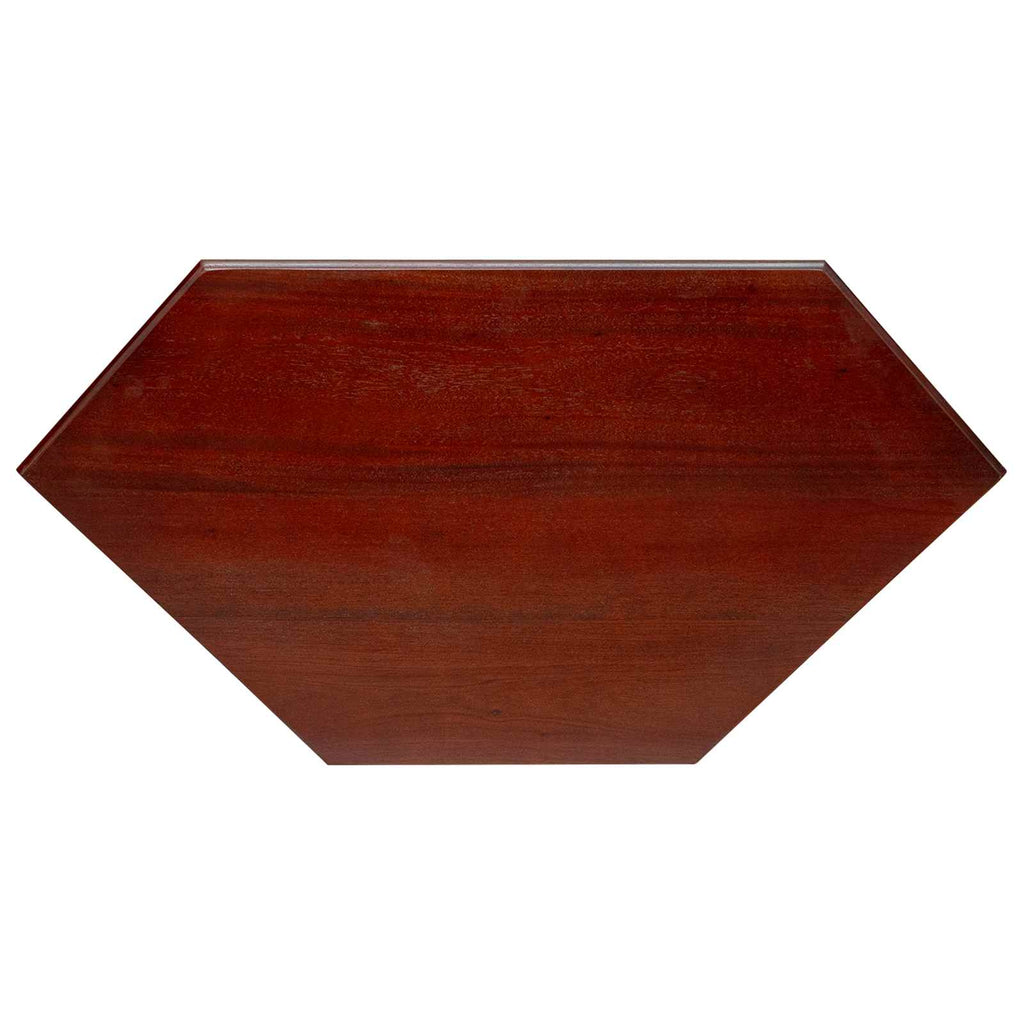 EckTVSchrank Braun 80 x 40,5 x 45 cm Massives Mahagoni Holz