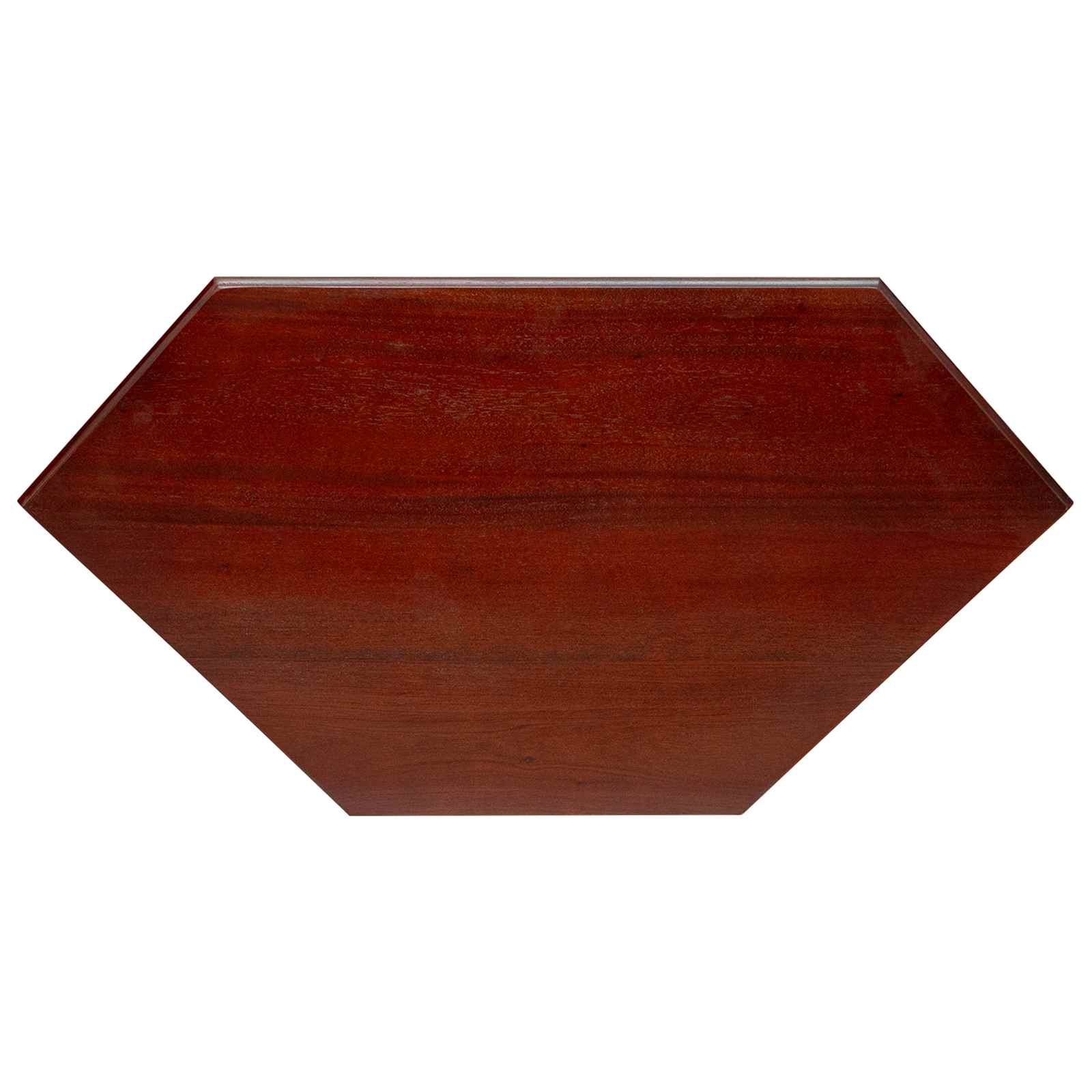 EckTVSchrank Braun 80 x 40,5 x 45 cm Massives Mahagoni Holz