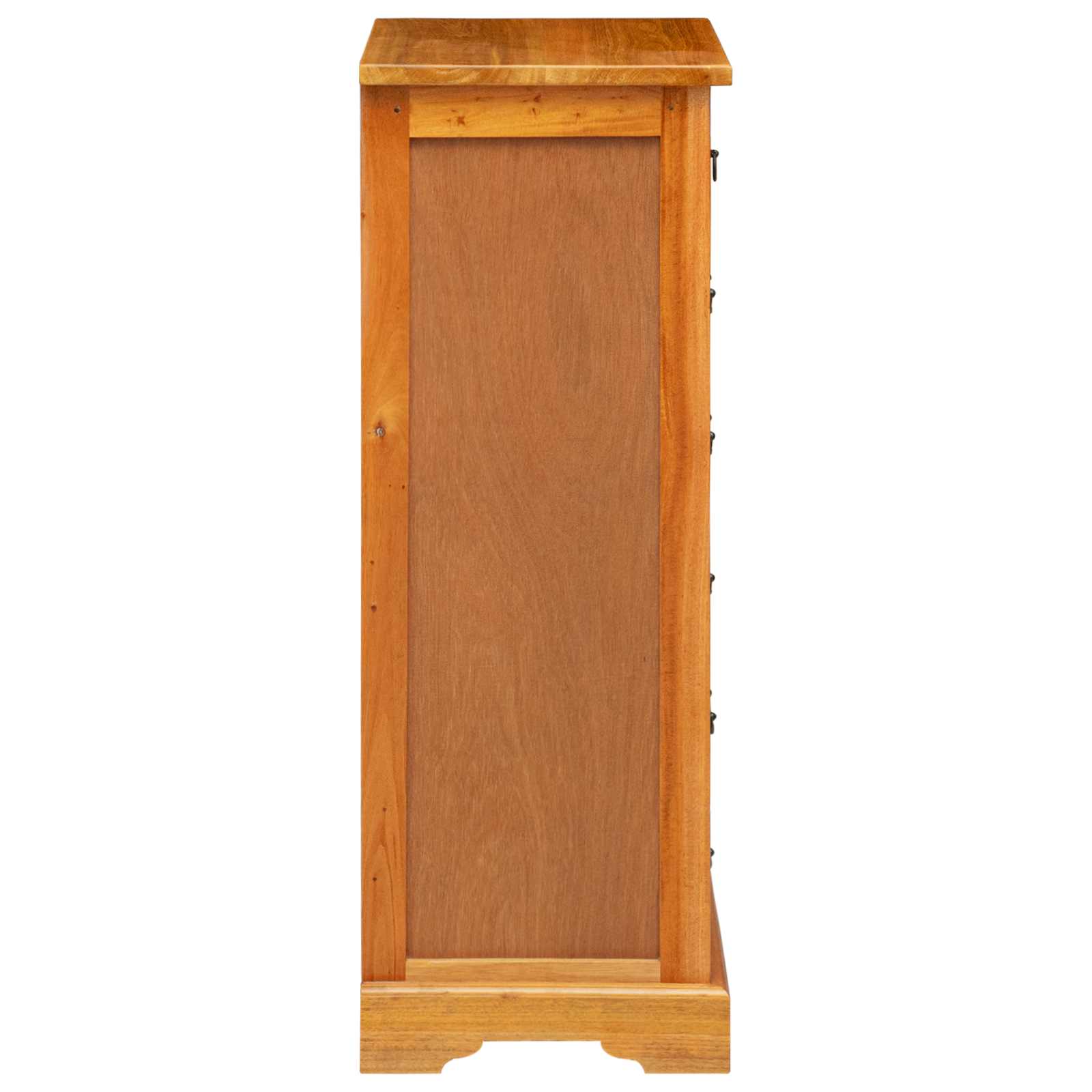 Kommode Natur 45 x 35 x 100,5 cm Massives Mahagoni Holz