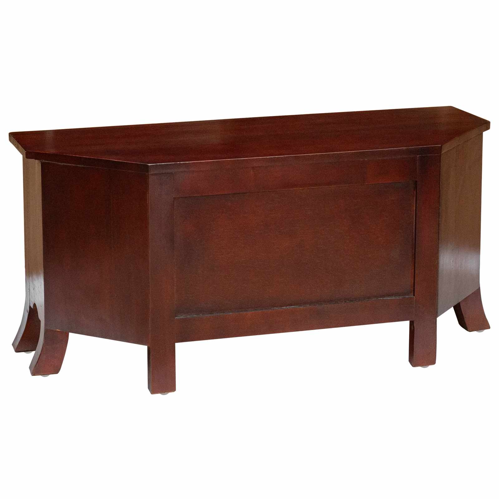 TV-Schränk Braun 100 x 40,5 x 46 cm Massives Mahagoni Holz