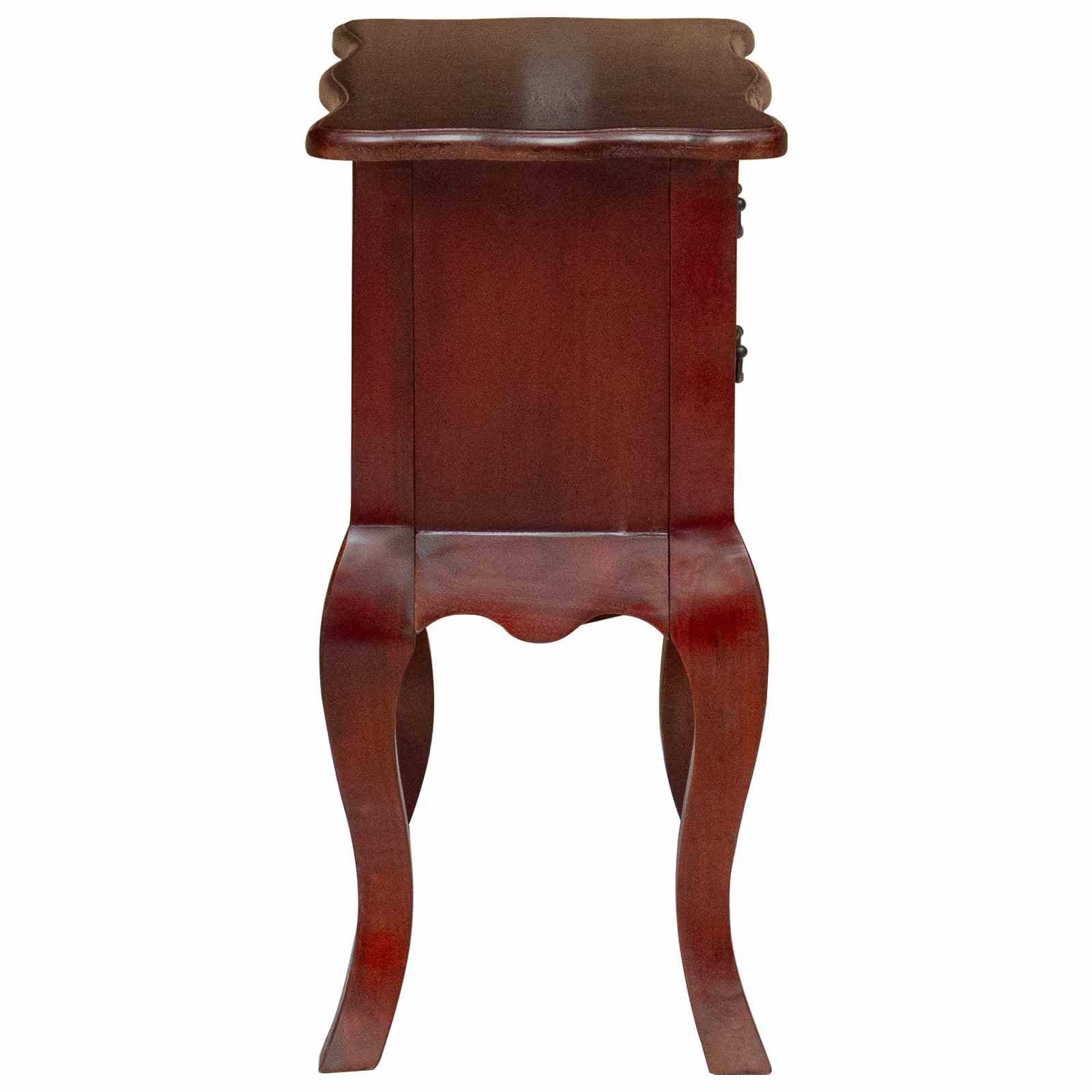 Beistelltisch Braun 60,5 x 30 x 61 cm Massives Mahagoni Holz