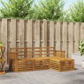 Outdoor-Sofagarnitur 4 pcs Natur