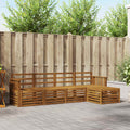 Outdoor-Sofagarnitur 5 pcs Natur