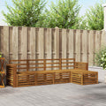 Outdoor-Sofagarnitur 5 pcs Natur