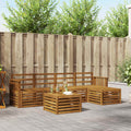Outdoor-Sofagarnitur 6 pcs Natur