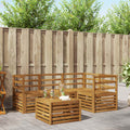 Outdoor-Sofagarnitur 5 pcs Natur