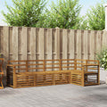 Sofagarnituren 5 pcs Natur Massivholz Akazie