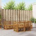 Ecksofa Set 7 pcs Natur