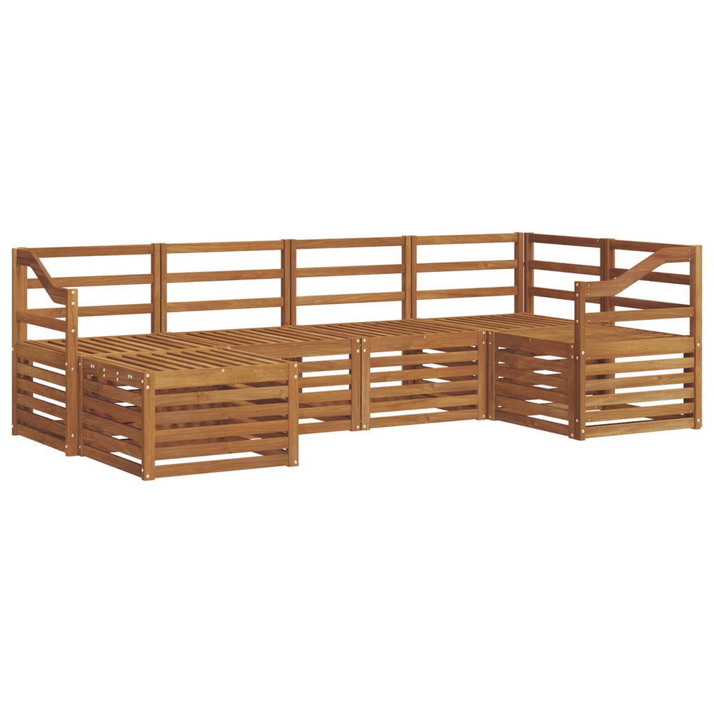 Ecksofa Set 6 pcs Natur