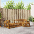 Ecksofa Set 6 pcs Natur