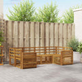 Ecksofa Set 6 pcs Natur