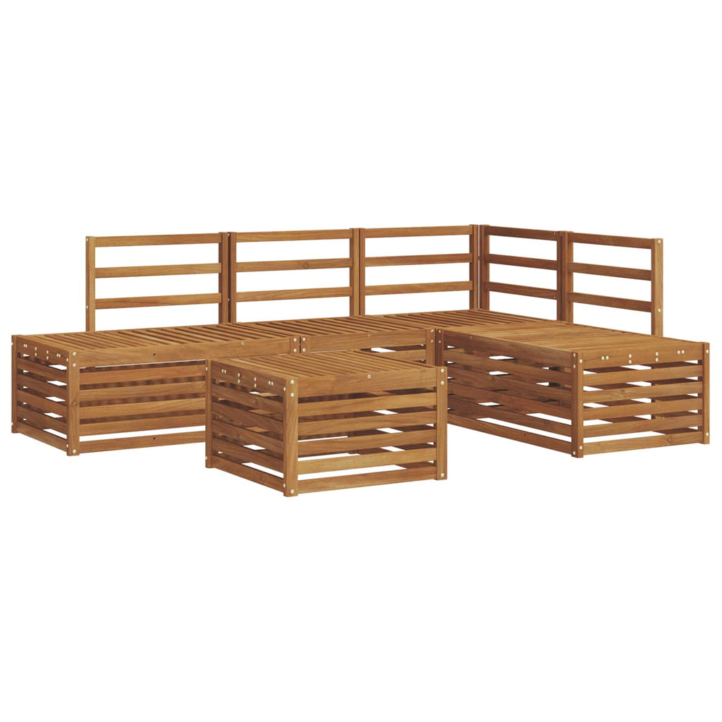Outdoor-Sofagarnitur Natur 59 x 59 x 37 cm