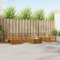 Outdoor-Sofagarnitur 8 pcs Natur Massivholz Akazie