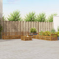 Outdoor-Sofagarnitur 9 pcs Natur Massivholz Akazie