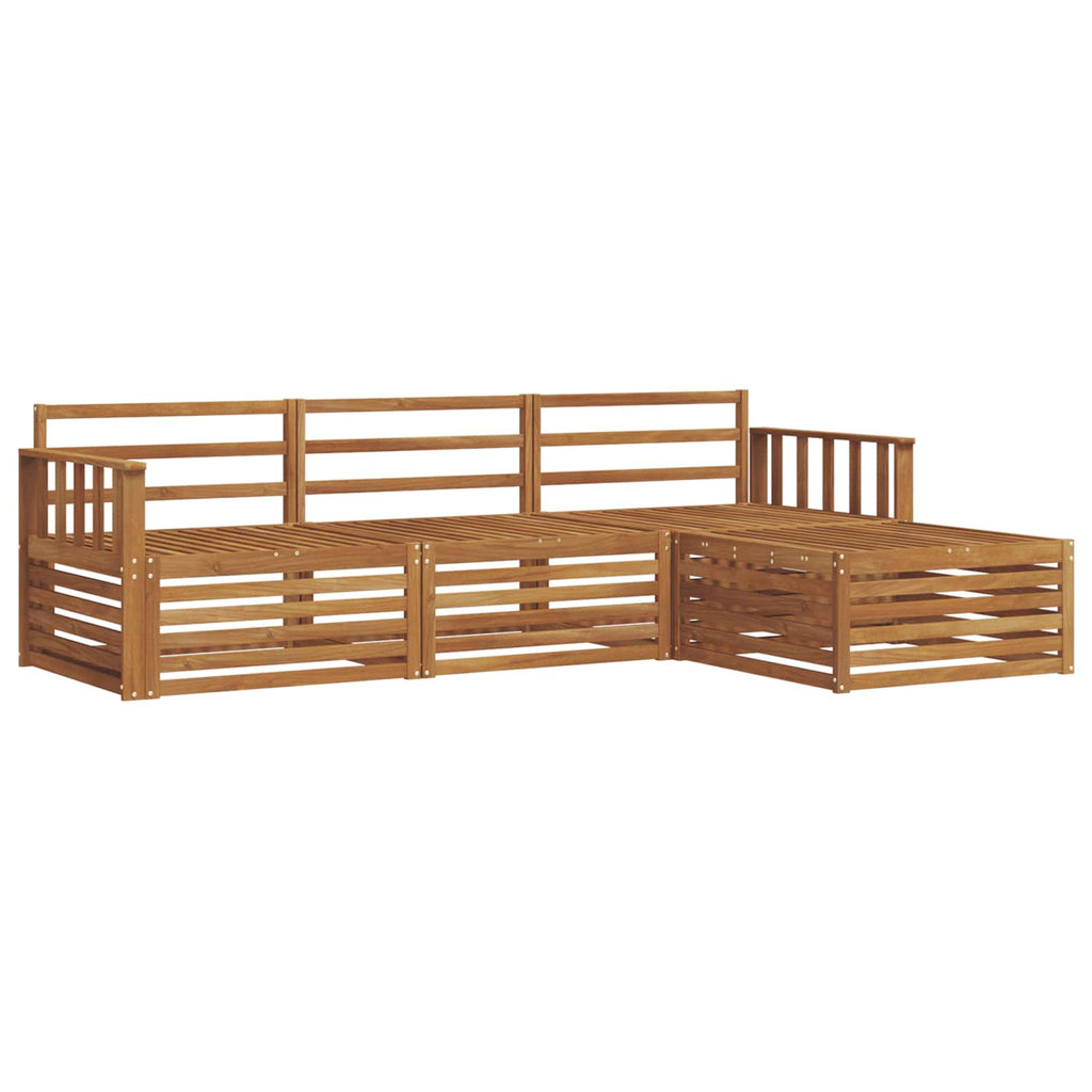 Outdoor-Sofagarnitur Natur 249,5 x 162,5 x 73 cm