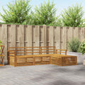 Outdoor-Sofagarnitur Natur 254 x 162,5 x 73 cm
