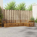 Outdoor-Sofagarnitur 5 pcs Natur