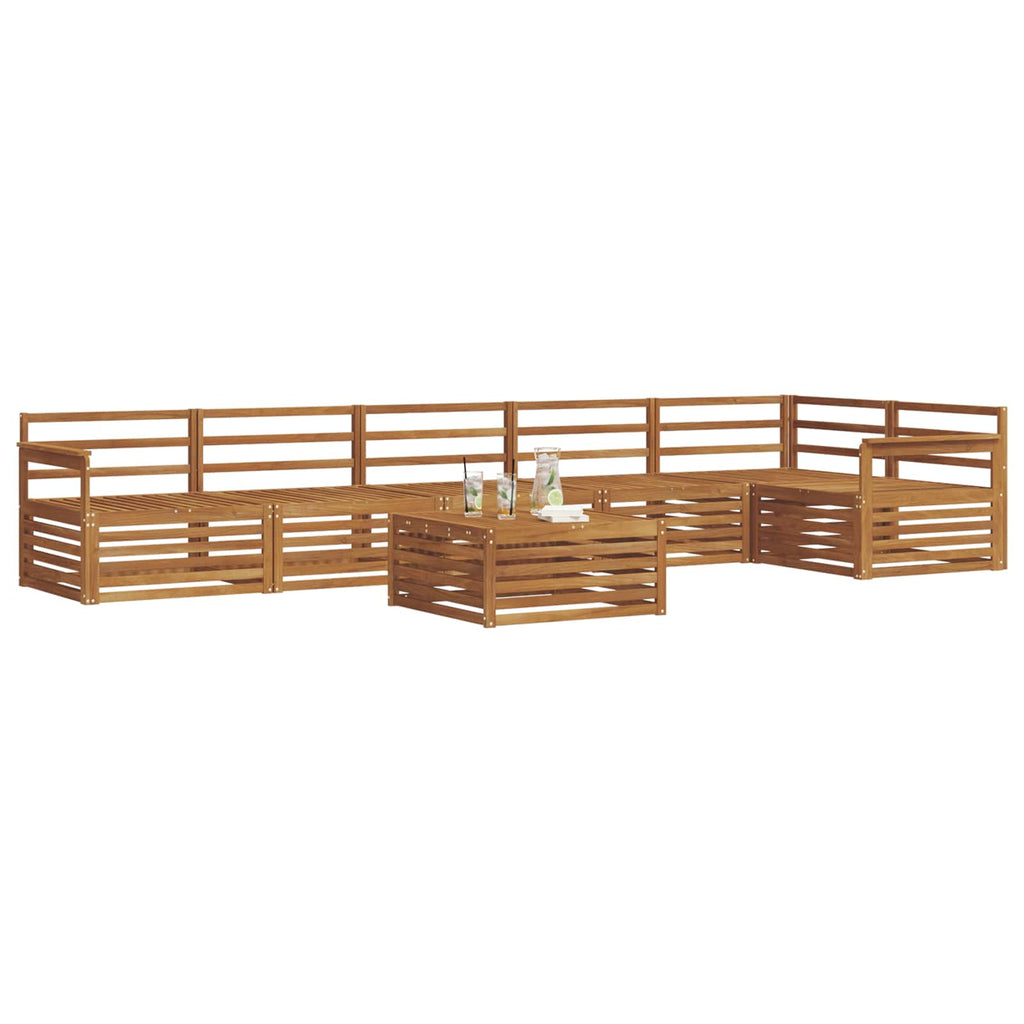 Outdoor-Sofagarnitur 7 pcs Natur