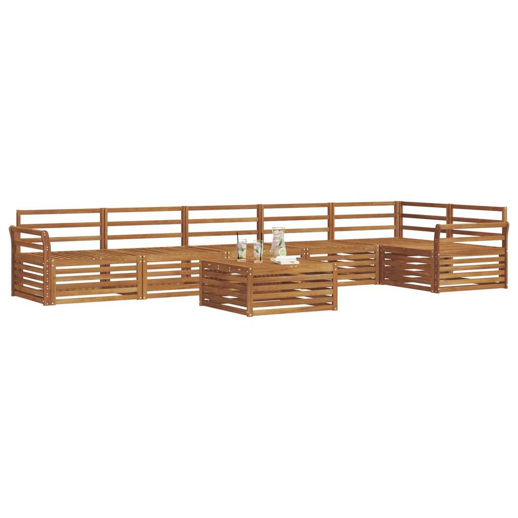 Outdoor-Sofagarnitur 7 pcs Natur