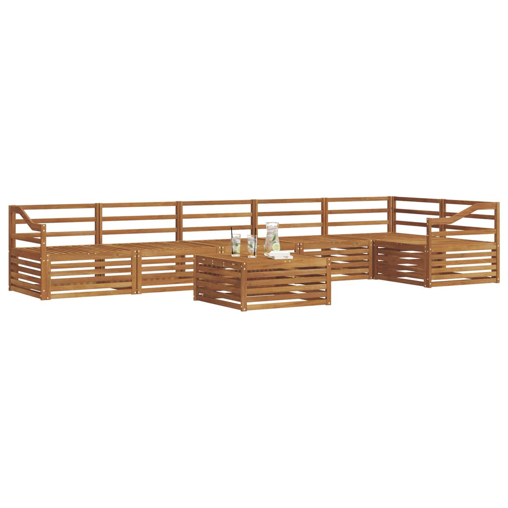Outdoor-Sofagarnitur 7 pcs Natur