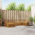 Outdoor-Sofagarnitur 6 pcs Natur