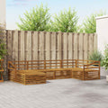 Outdoor-Sofagarnitur 6 pcs Natur