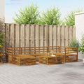 Outdoor-Sofagarnitur 7 pcs Natur