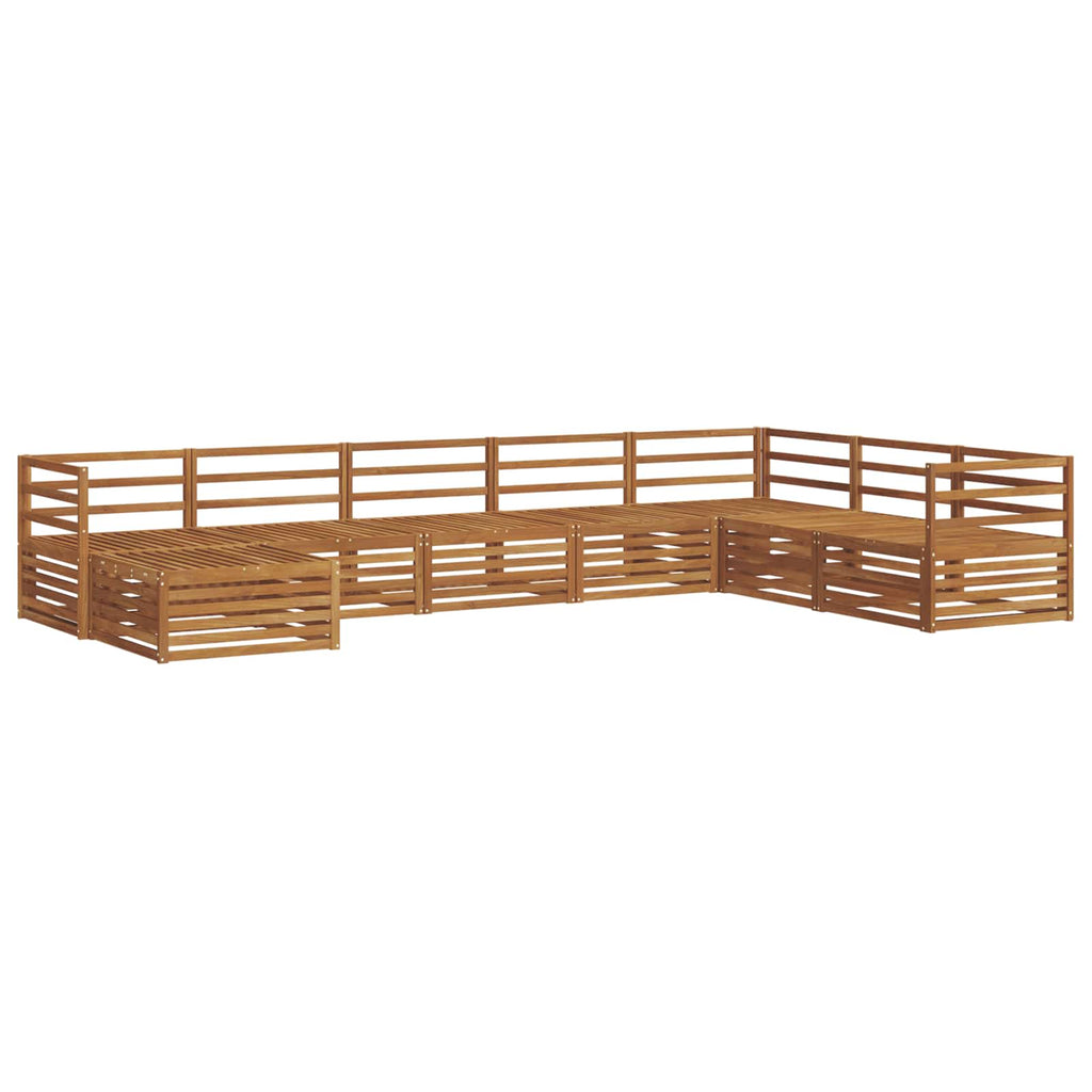 Outdoor-Sofagarnitur 8 pcs Natur