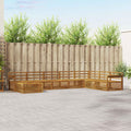 Outdoor-Sofagarnitur 8 pcs Natur