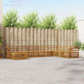 Outdoor-Sofagarnitur 8 pcs Natur