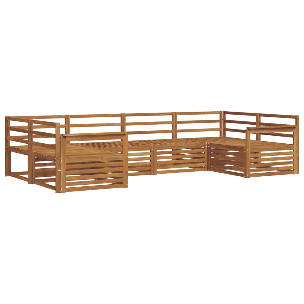 Outdoor-Sofagarnitur 6 pcs Natur