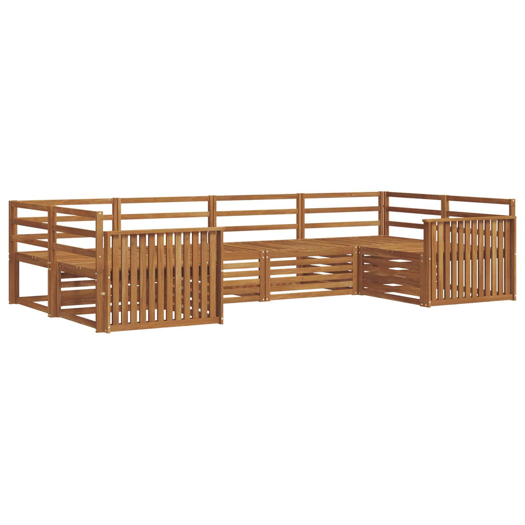 Outdoor-Sofagarnitur 6 pcs Natur