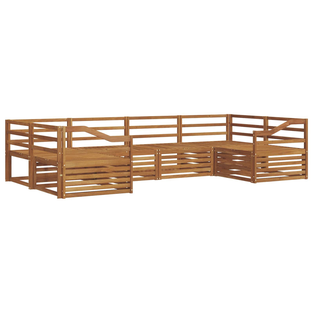 Outdoor-Sofagarnitur 6 pcs Natur
