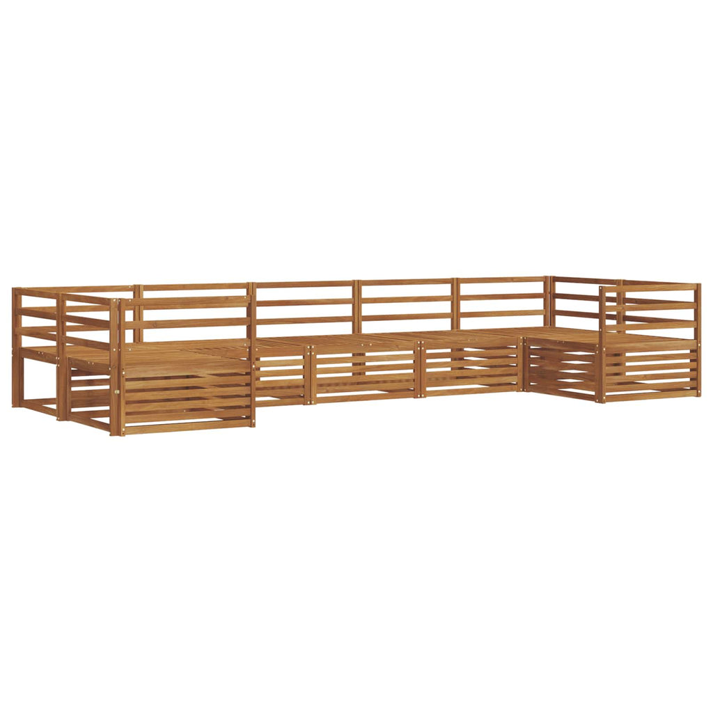 Outdoor-Sofagarnitur 7 pcs Natur