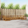 Outdoor-Sofagarnitur 7 pcs Natur