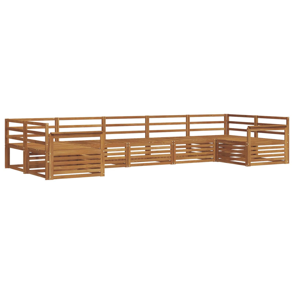 Outdoor-Sofagarnitur 7 pcs Natur