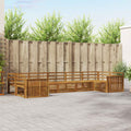 Outdoor-Sofagarnitur 7 pcs Natur
