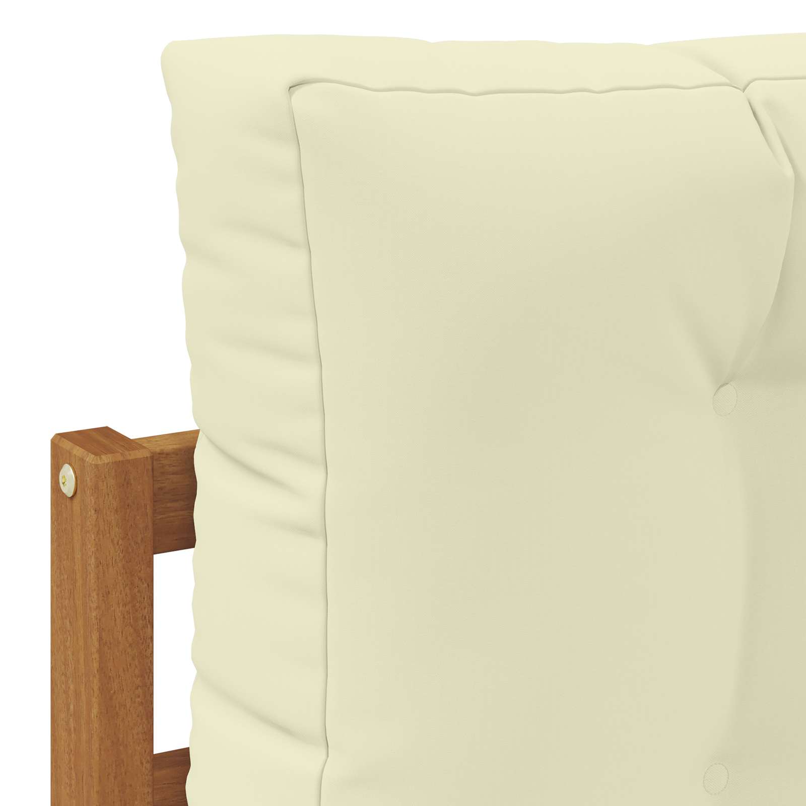 Outdoor-Sofagarnitur mit Kissen 7 pcs Natur und Creme