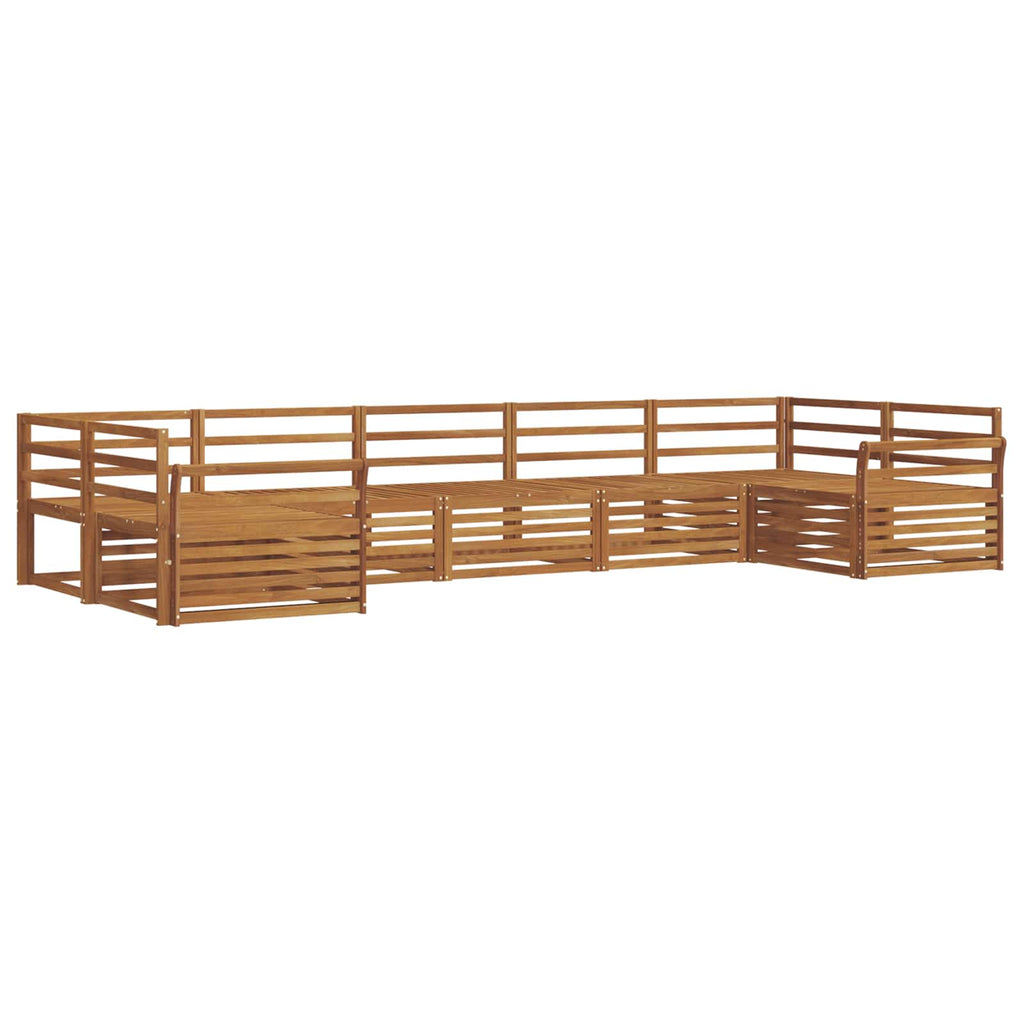 Outdoor-Sofagarnitur 7 pcs Natur