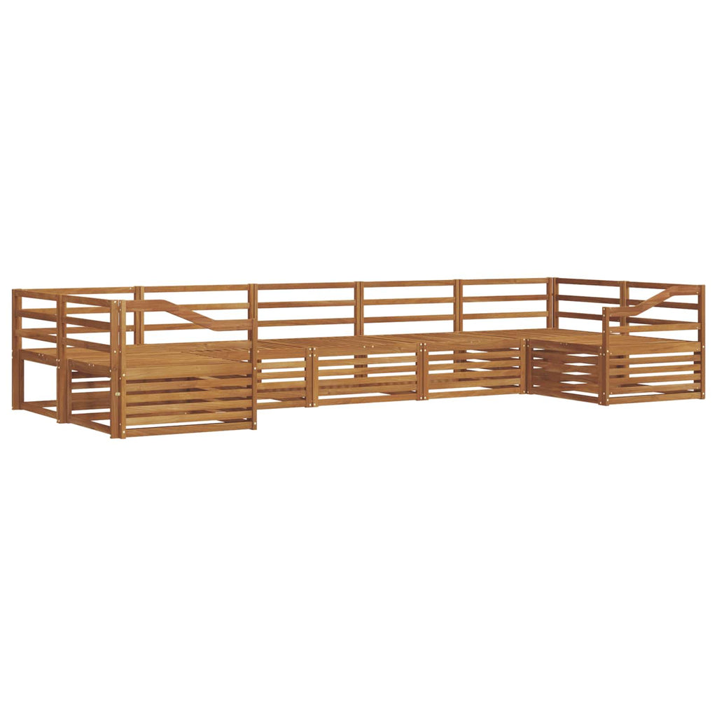 Outdoor-Sofagarnitur 7 pcs Natur